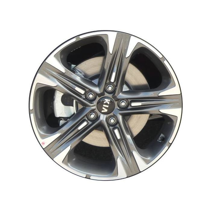 Kia K5 Wheel Rim Machined Grey 71027 Stock Factory OEM Replacement