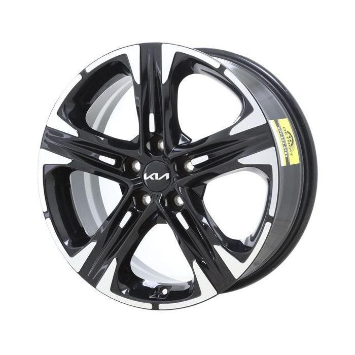 Kia K5 Wheel Rim Machined Black 71027 Stock Factory OEM Replacement
