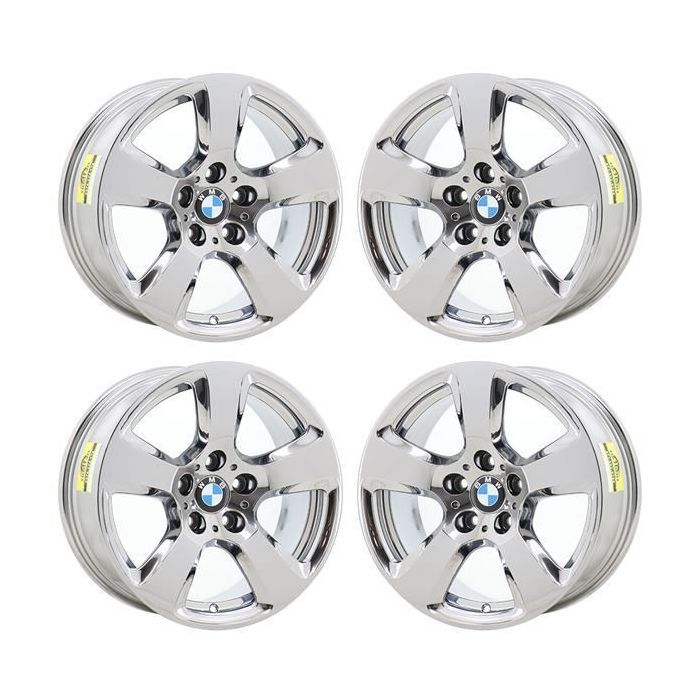BMW 525i Wheel Rim PVD Bright Chrome 71198 Stock Factory OEM Replacement