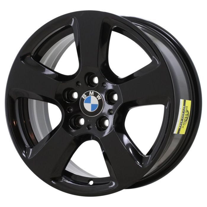 BMW 525i Wheel Rim Gloss Black 71208 Stock Factory OEM Replacement