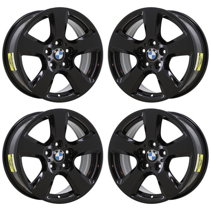 BMW 525i Exchange Wheels Set of 4-Exchange Rims Set of 4 Gloss Black 71208
