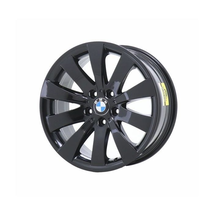 BMW 535i Wheel Rim Gloss Black 71325 Stock Factory OEM Replacement