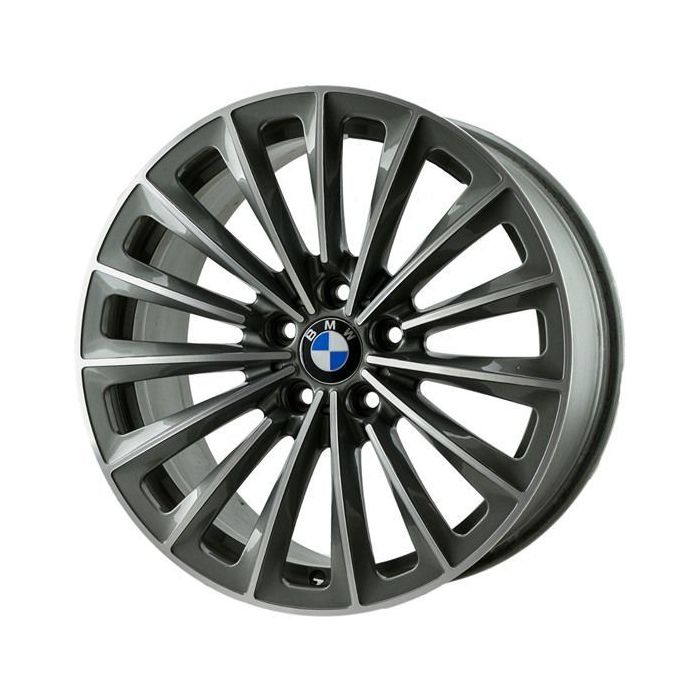 BMW 535i Wheel Rim Machined Grey 71331 (F) Stock Factory OEM Replacement