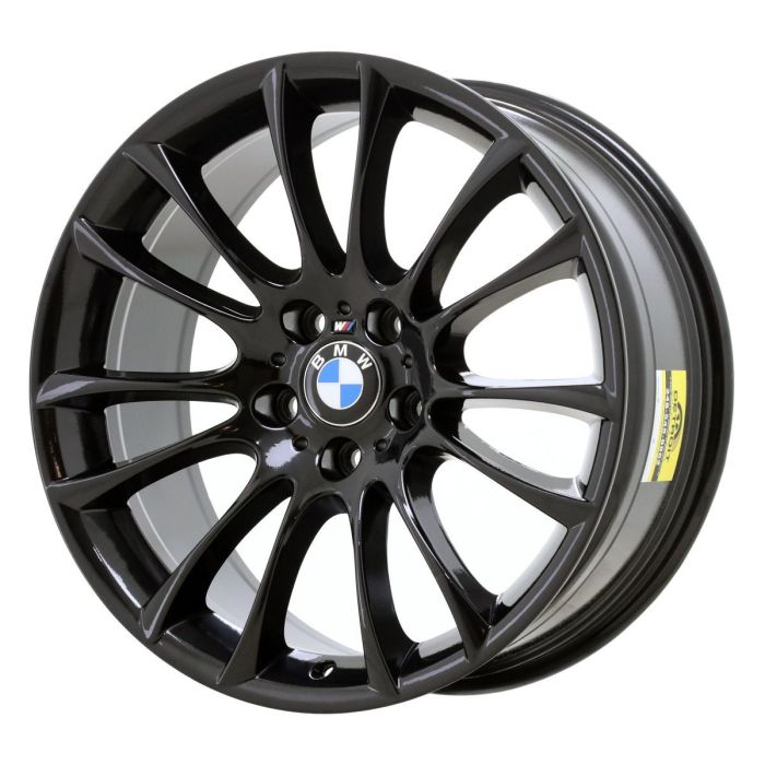 BMW 535i GT Wheel Rim Gloss Black 71374 (R) Stock Factory OEM Replacement