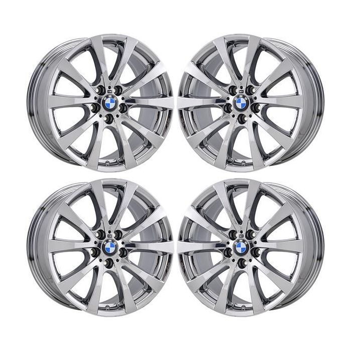 BMW X5 Wheel Rim PVD Bright Chrome 71381 (F) Stock Factory OEM Replacement