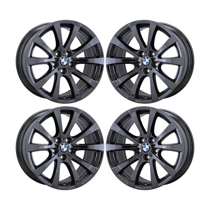 BMW X5 Wheel Rim PVD Black Chrome 71381 (F) Stock Factory OEM Replacement
