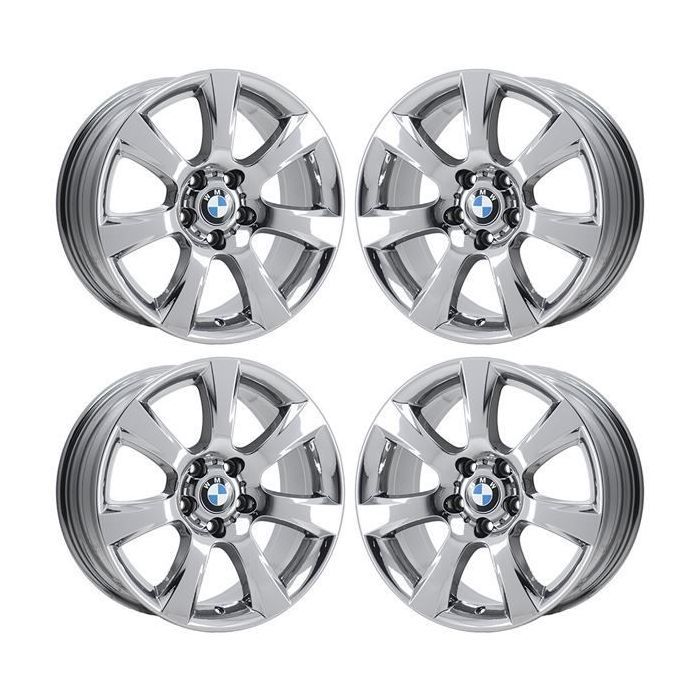 BMW 528i Wheel Rim PVD Bright Chrome 71405 Stock Factory OEM Replacement