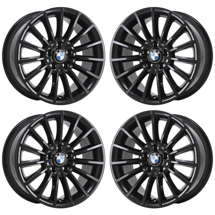 BMW 528i Exchange Wheels Set of 4-Exchange Rims Set of 4 Gloss Black 71409