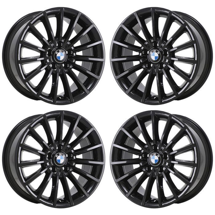 BMW 528i Exchange Wheels Set of 4-Exchange Rims Set of 4 Gloss Black 71409