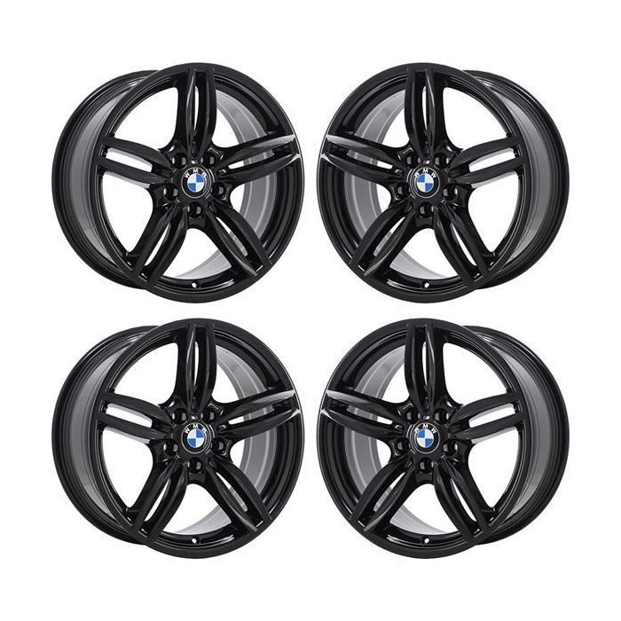 BMW M6 Exchange Wheels Set of 4-Exchange Rims Set of 4 Gloss Black 71414 (F)