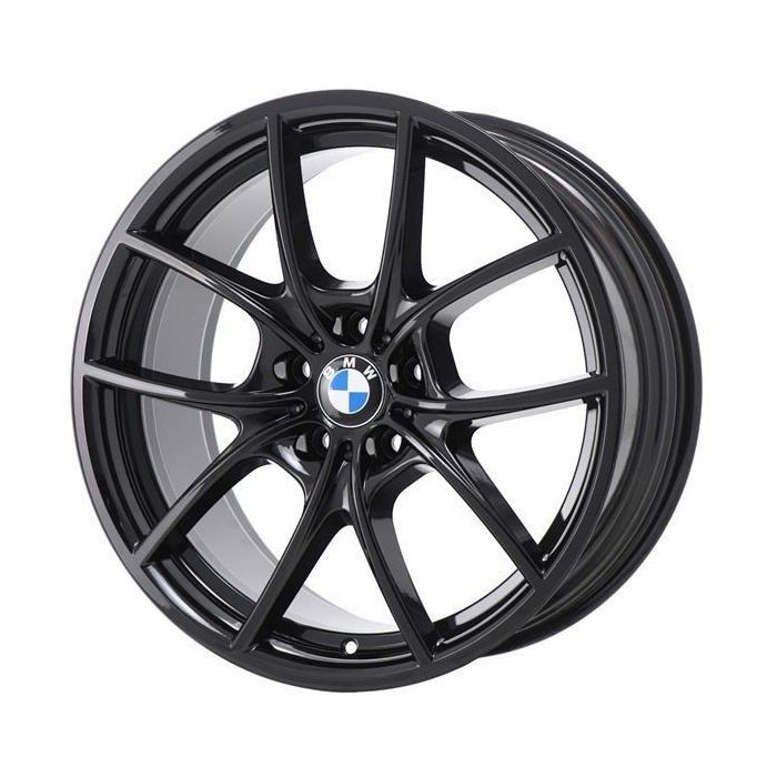 BMW 528i Wheel Rim Gloss Black 71428 (R) Stock Factory OEM Replacement