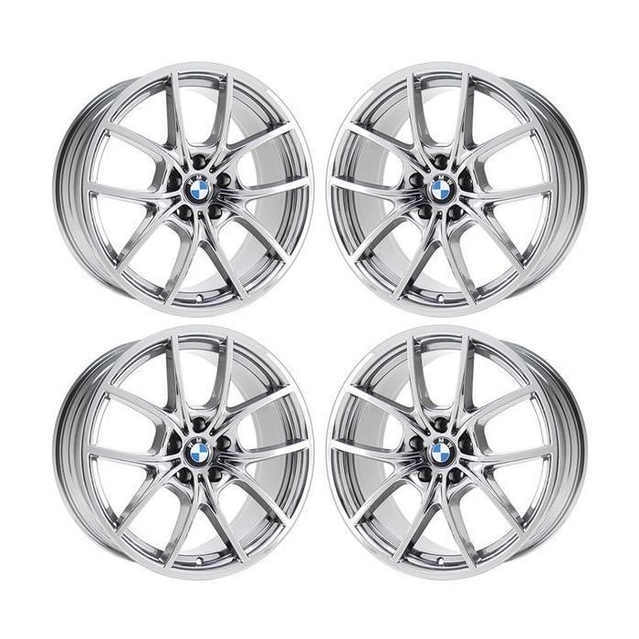 BMW 528i Wheel Rim PVD Bright Chrome 71424 (F) Stock Factory OEM Replacement