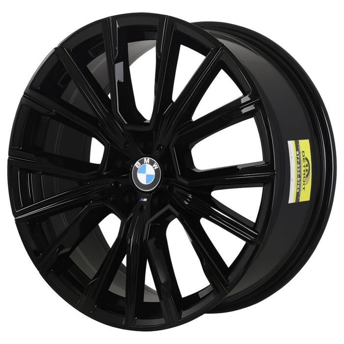 BMW 740i Wheel Rim Gloss Black 71446 (R) Stock Factory OEM Replacement