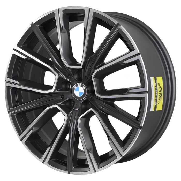 BMW 740i Wheel Rim Machined Grey 71446 (R) Stock Factory OEM Replacement