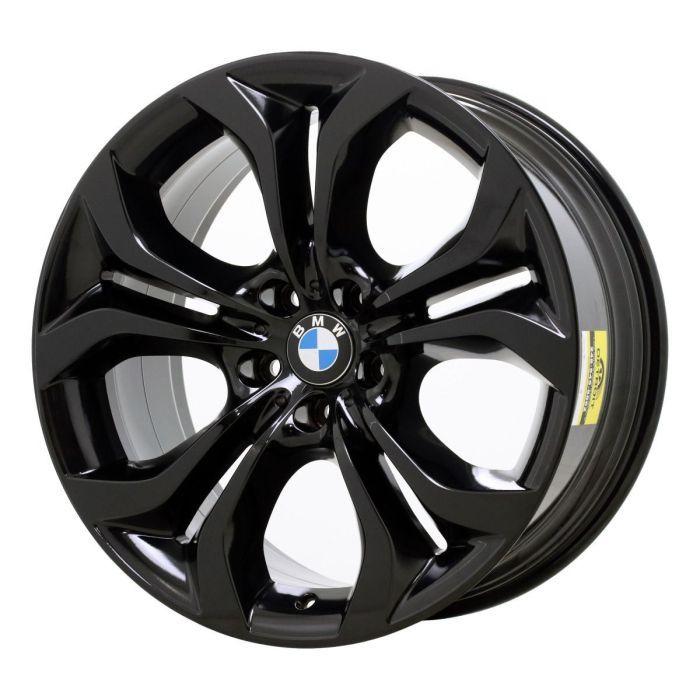 BMW X5 Wheel Rim Gloss Black 71447 (F) Stock Factory OEM Replacement