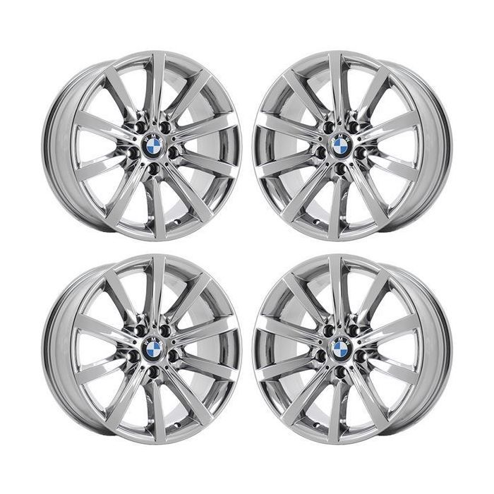 BMW 528i Wheel Rim PVD Bright Chrome 71512 Stock Factory OEM Replacement