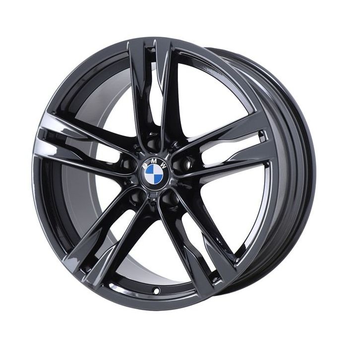 BMW 640i Wheel Rim PVD Black Chrome 71521 (F) Stock Factory OEM Replacement