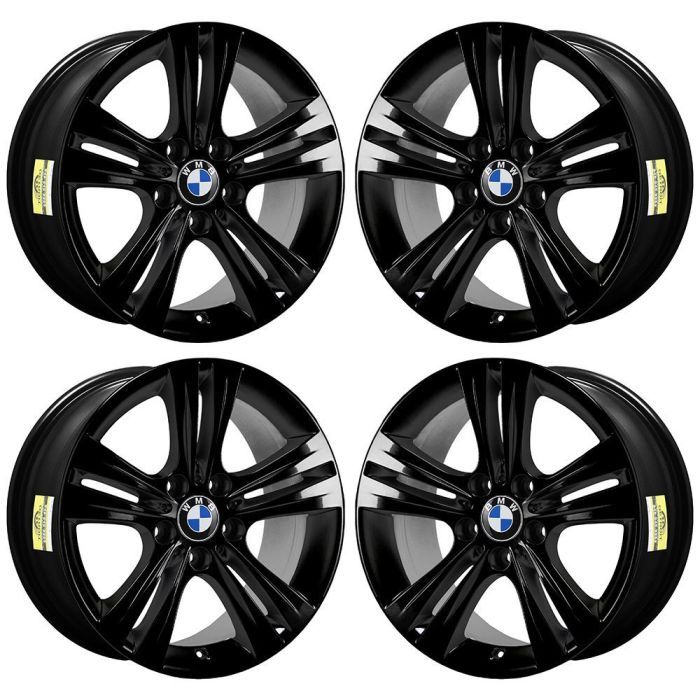 BMW 320i Exchange Wheels Set of 4-Exchange Rims Set of 4 Gloss Black 71534