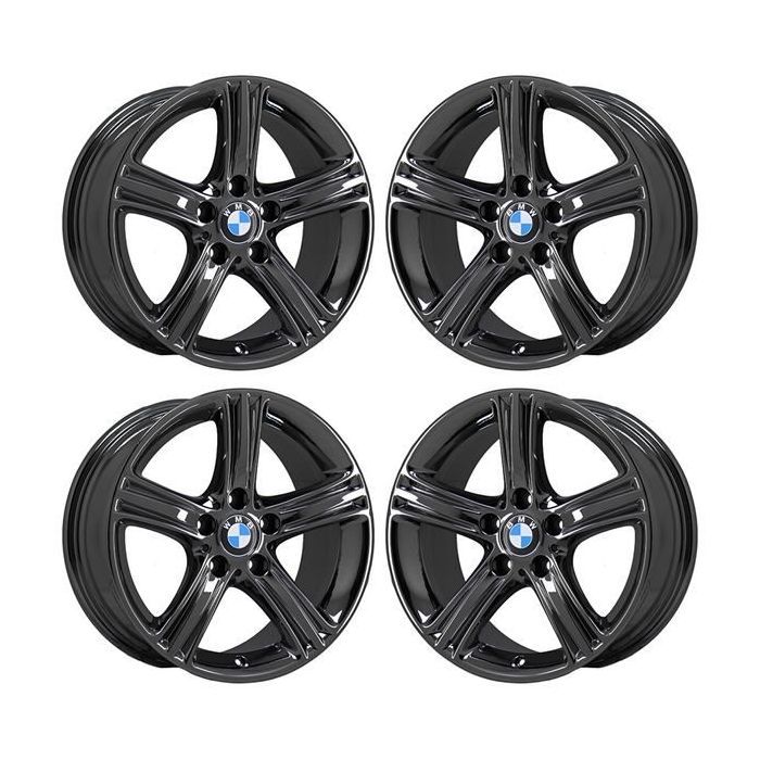 BMW 320i Wheel Rim PVD Black Chrome 71535 Stock Factory OEM Replacement