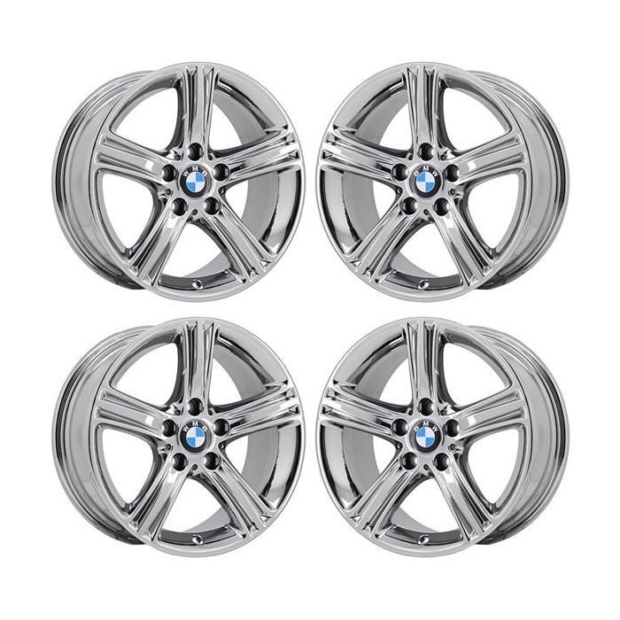 BMW 320i Wheel Rim PVD Bright Chrome 71535 Stock Factory OEM Replacement