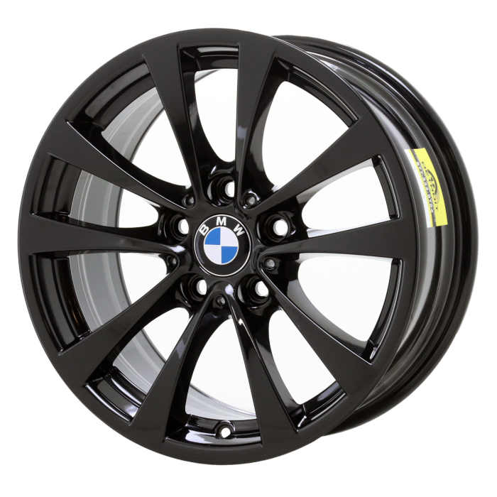 BMW 320i Wheel Rim Gloss Black 71536 Stock Factory OEM Replacement
