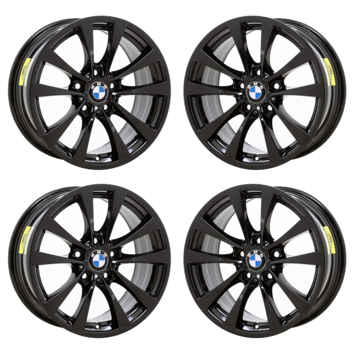 BMW 320i Exchange Wheels Set of 4-Exchange Rims Set of 4 Gloss Black 71536