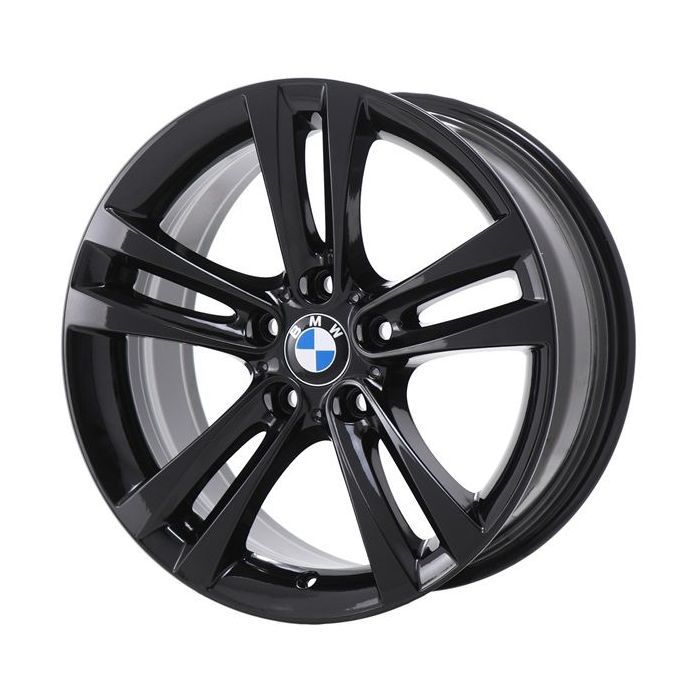 BMW 320i Wheel Rim Gloss Black 86188 (R) Stock Factory OEM Replacement