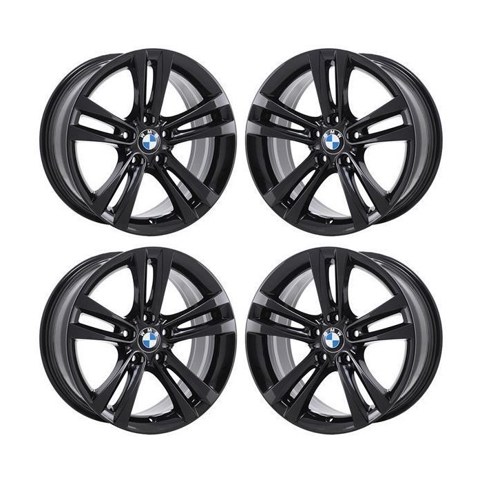 BMW 320i Exchange Wheels Set of 4-Exchange Rims Set of 4 Gloss Black 71540