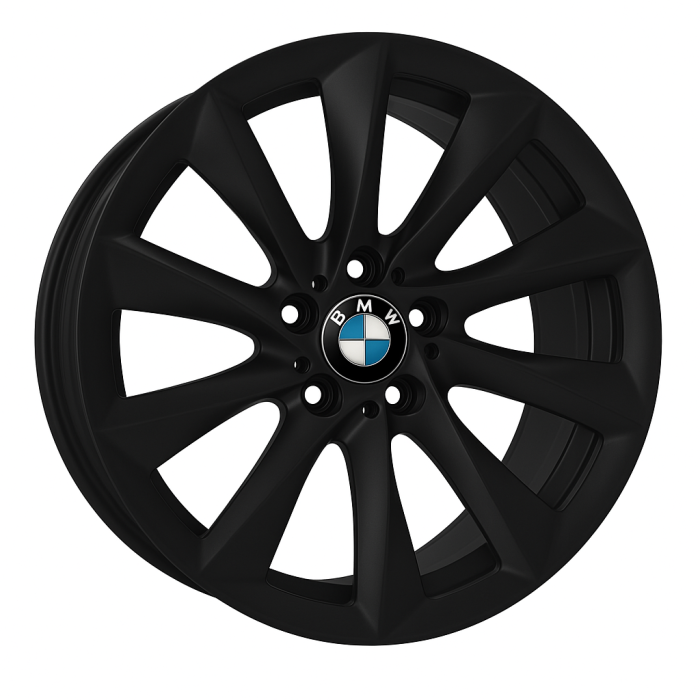 BMW 320i Wheel Rim Satin Black 71543 Stock Factory OEM Replacement