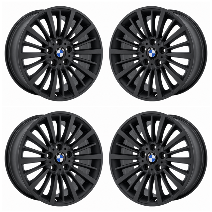BMW 320i Outright Wheels Set of 4-Outright Rims Set of 4 Satin Black 71544