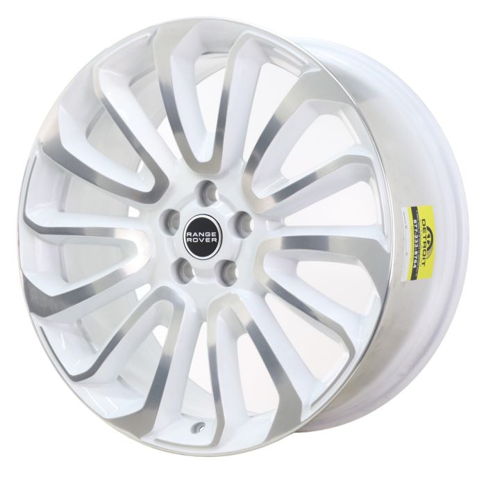 Land Rover Range Rover Wheel Rim Polished White 72250 Stock Factory OEM Replacement