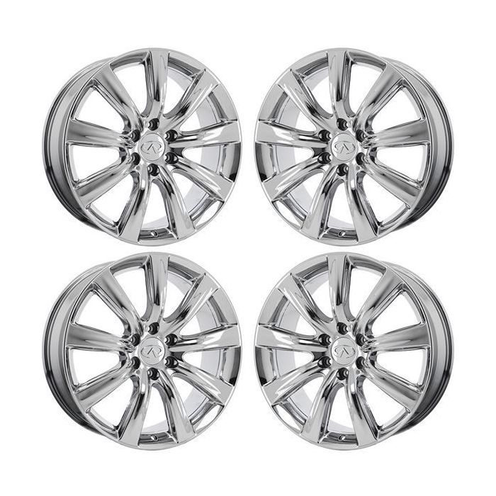 Infiniti Qx80 Wheel Rim PVD Bright Chrome 73729 Stock Factory OEM Replacement