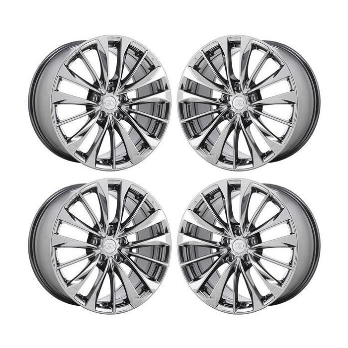 Infiniti G37 Wheel Rim PVD Bright Chrome 73755 (F) Stock Factory OEM Replacement