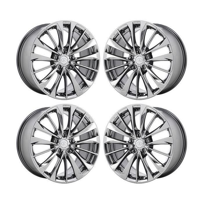 Infiniti G37 Wheel Rim PVD Bright Chrome 73755 (F) Stock Factory OEM Replacement