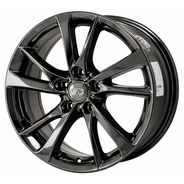 Infiniti Q50 Wheel Rim PVD Black Chrome 73764 Stock Factory OEM Replacement