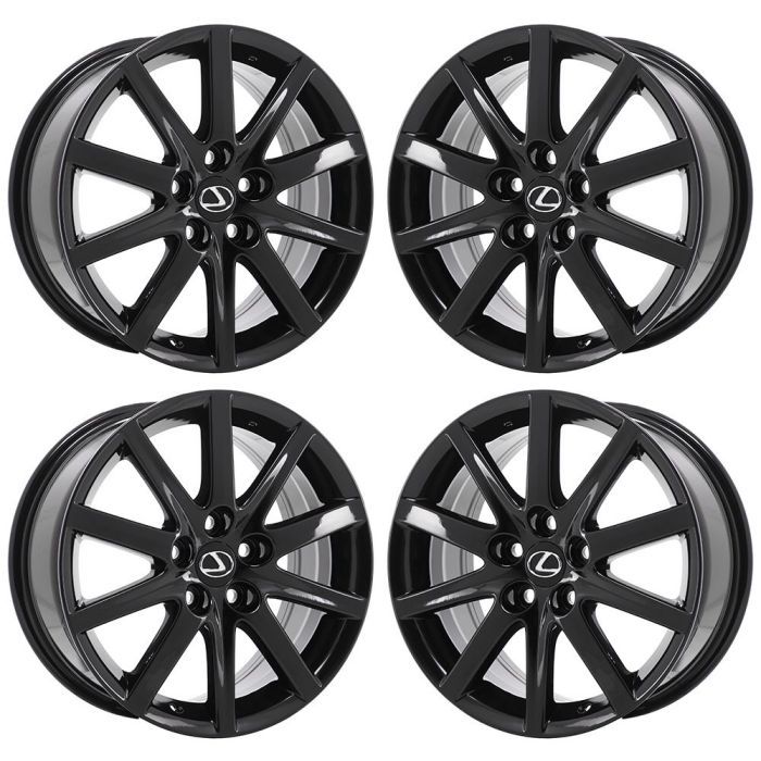 Lexus GS300 Wheel Rim PVD Black Chrome 74185 Stock Factory OEM Replacement
