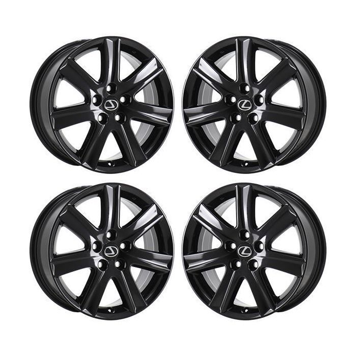 Lexus ES350 Wheel Rim PVD Black Chrome 74190 Stock Factory OEM Replacement