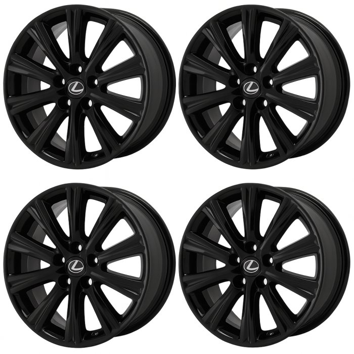 Lexus ES350 Exchange Wheels Set of 4-Exchange Rims Set of 4 Gloss Black 74191