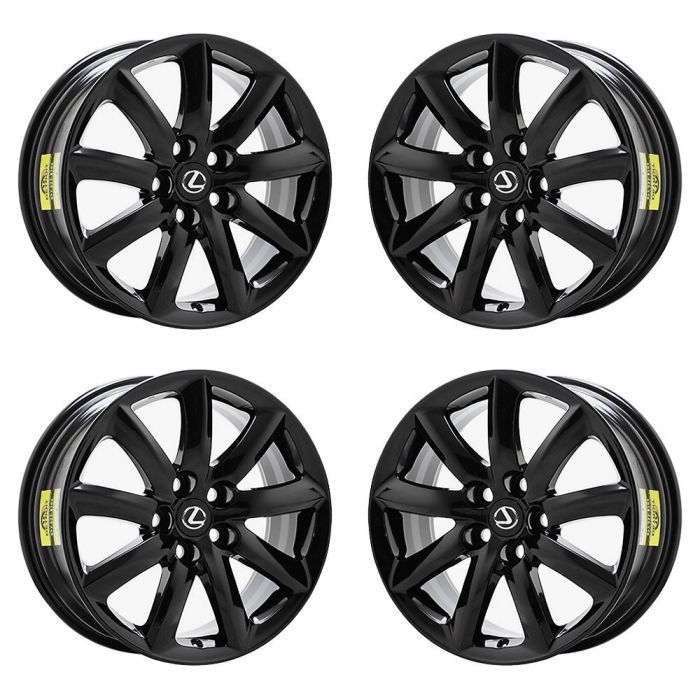 Lexus LS460 Exchange Wheels Set of 4-Exchange Rims Set of 4 Gloss Black 74195