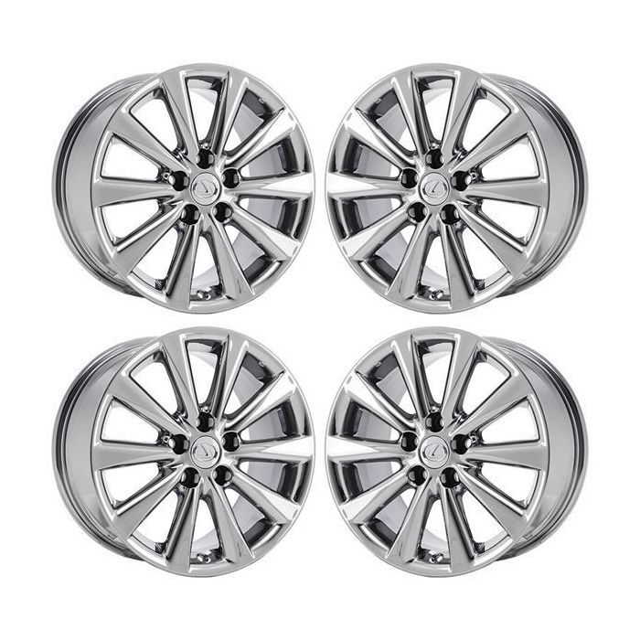 Lexus IS250 Wheel Rim PVD Bright Chrome 74216 Stock Factory OEM Replacement