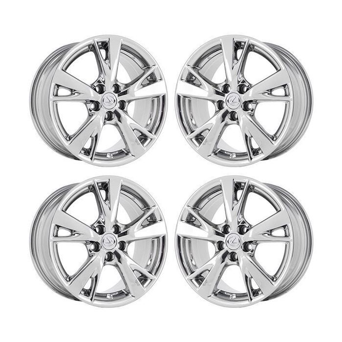 Lexus IS250 Wheel Rim PVD Bright Chrome 74218 (F) Stock Factory OEM Replacement