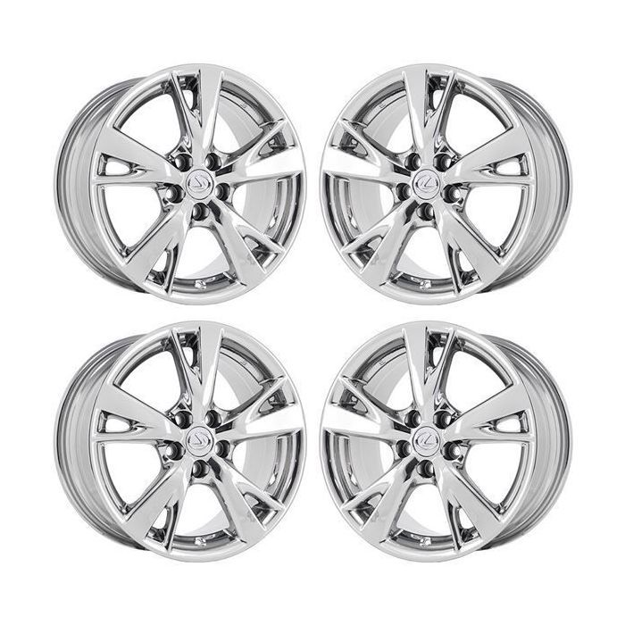 Lexus IS250 Wheel Rim PVD Bright Chrome 74218 (F) Stock Factory OEM Replacement