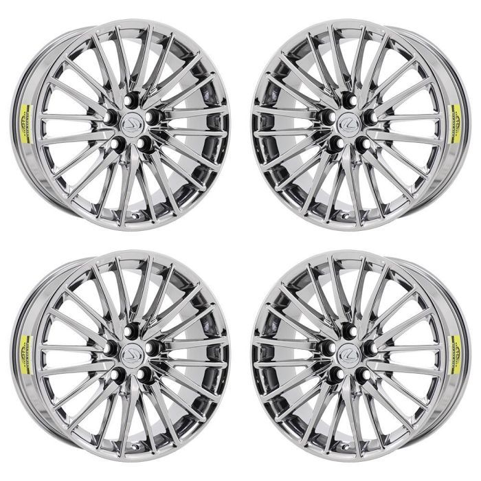 Lexus LS460 Wheel Rim PVD Bright Chrome 74286 Stock Factory OEM Replacement
