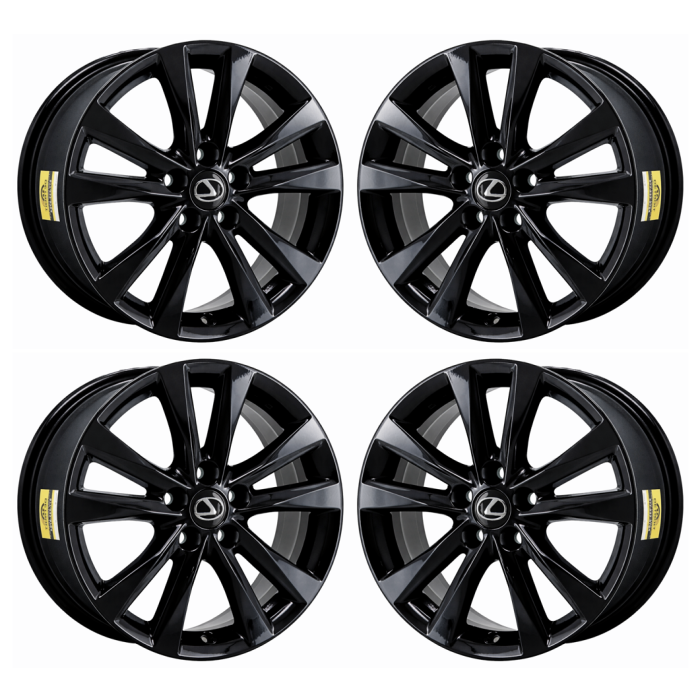 Lexus ES350 Exchange Wheels Set of 4-Exchange Rims Set of 4 Gloss Black 74224
