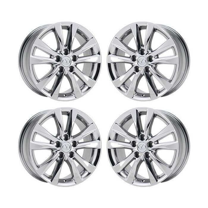 Lexus ES350 Wheel Rim PVD Bright Chrome 74224 Stock Factory OEM Replacement