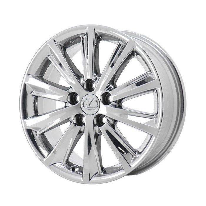 Lexus ES350 Wheel Rim PVD Bright Chrome 74225 Stock Factory OEM Replacement