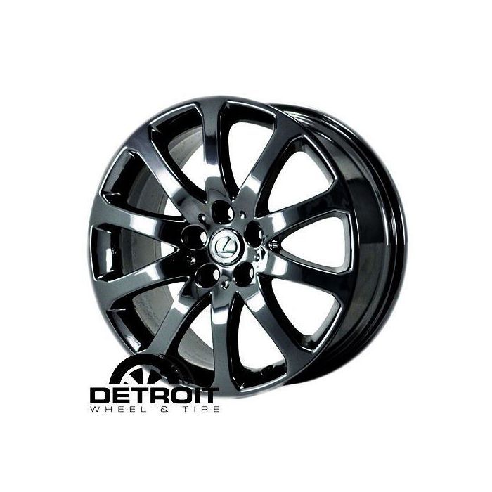 Lexus GS350 Wheel Rim PVD Black Chrome 74227 Stock Factory OEM Replacement