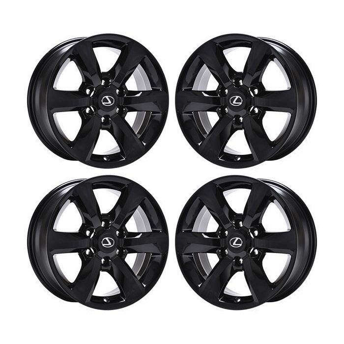 Lexus GX460 Exchange Wheels Set of 4-Exchange Rims Set of 4 Gloss Black 74229