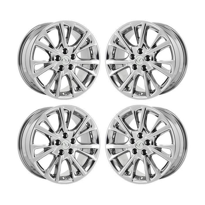 Lexus HS250H Wheel Rim PVD Bright Chrome 74232 Stock Factory OEM Replacement