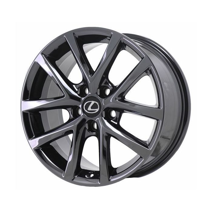 Lexus IS250 Wheel Rim PVD Black Chrome 74237 Stock Factory OEM Replacement
